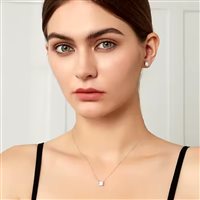 Boucles d'oreilles Gaurosa Femme Fantasy in Argent Moissanite MSE22052401 - MSE22052401